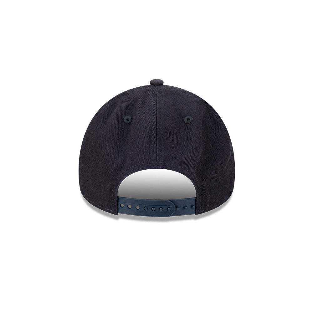 Carlton Blues Hat - Navy Retro 9Forty A-Frame AFL Snapback Cap - New Era